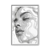Japandi-Inspired Minimalist One-Line Art Portrait Print
