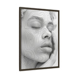 Japandi-Inspired Minimalist One-Line Art Portrait - Fine Art Print
