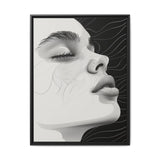 Minimalist Japandi-Inspired Continuous Line Art Portrait