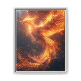 Phoenix Rebirth: Enchanting Night Sky Art Print