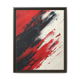 Abstract Red and Black Chaos - High-Detail Modern Art Print