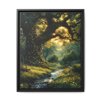 Enchanted Forest Dreamscape - Vibrant Whimsical Wall Art Print