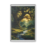 Enchanted Forest Dreamscape - Vibrant Whimsical Wall Art Print