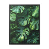 Ethereal Monstera Leaves Art Print - Minimalist Nature Elegance