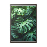 Floating Monstera Elegance - Serene Nature Art Print
