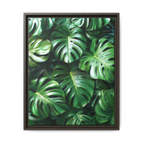 Serene Monstera Delicacy - Overhead Elegance Fine Art Print