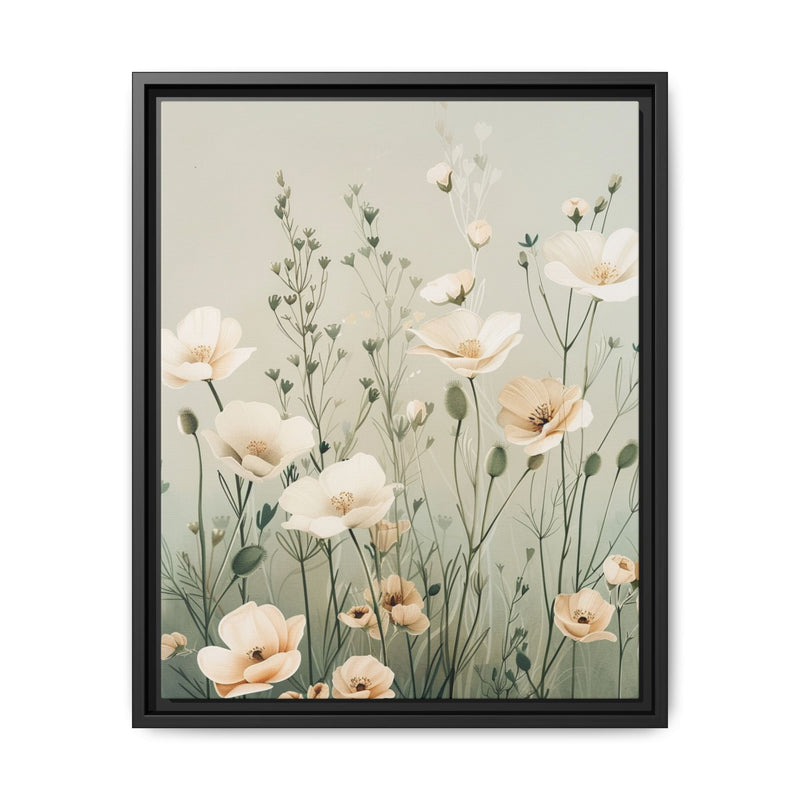 Artisan Wildflower Botanical Gouache Print - Museum Grade Canvas