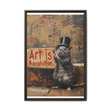 Rebel Rat Top Hat - Banksy-Style Urban Art Print