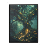 Enchanted Forest Bioluminescence - Premium Art Print