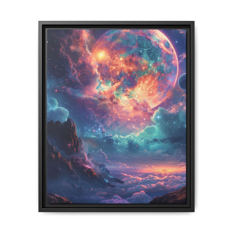 Stellar Wonders: Neon Cosmos – Premium 4K Space Nature Print