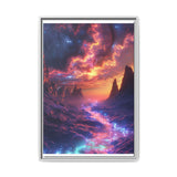 Trippy Neon Cosmic Nature Art - Ultra Detailed 4K Space Print