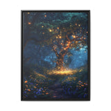 Ethereal Woodland Fairy Circle - Bioluminescent Art Print