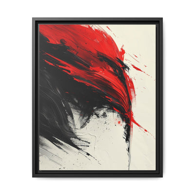 Chaotic Red & Black Abstract Energy - Fine Art Print, 8K Detail