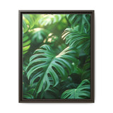 Monstera Delicacy - Ethereal Overhead Leaves Art Print