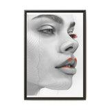 Japandi-Inspired Minimalist Ink Line Portrait - Fine Art Print