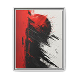 Vivid Abstract Energy - Red & Black Dynamic Art Print