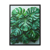 Floating Monstera Elegance - Serene Nature Art on Premium Paper