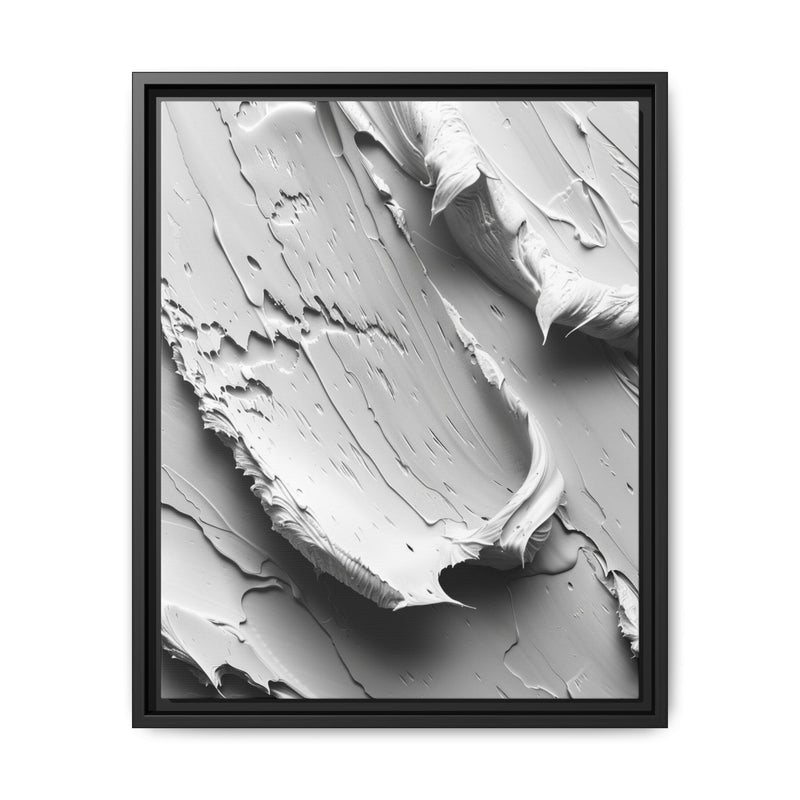 Abstract Swirls & Strokes - High-Contrast Anime Art Print