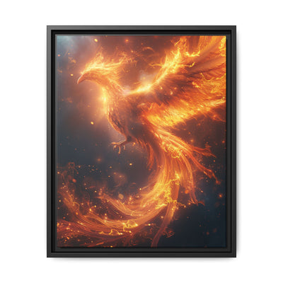Phoenix Rebirth: Enchanting Night Sky Art Print