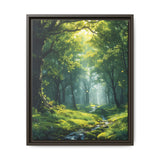 Enchanted Forest Serenity: Sunlit Canopy Art Print