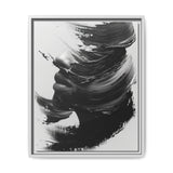 Abstract Swirls – High-Contrast Brush Stroke Art Print