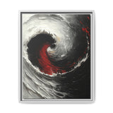 Yin-Yang Essence - Abstract Impasto Swirl Fine Art Print