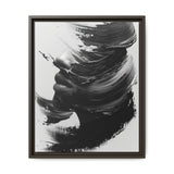 Abstract Swirls – High-Contrast Brush Stroke Art Print