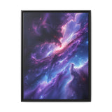 Trippy Neon Cosmos: Vibrant Space Nature Art Print