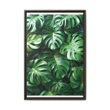 Serene Monstera Delicacy - Overhead Elegance Fine Art Print