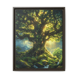 Enchanted Forest Fantasy - Luminescent Moss Canvas Art Print
