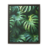 Floating Monstera Delight - Serene Nature Art Print