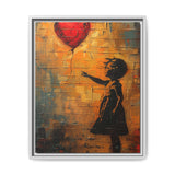 Heartfelt Release - Banksy-Inspired Anime Art Print