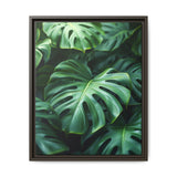 Floating Monstera Elegance - Serene Nature Art Print