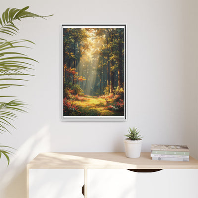 Enchanted Forest Serenity - Premium Canvas Art Print