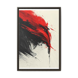 Chaotic Red & Black Abstract Energy - Fine Art Print, 8K Detail