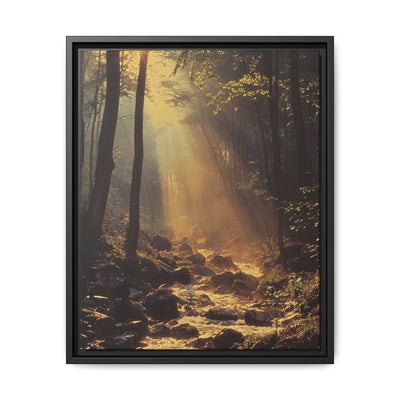 Enchanted Forest Golden Hour - Museum Grade Art Print