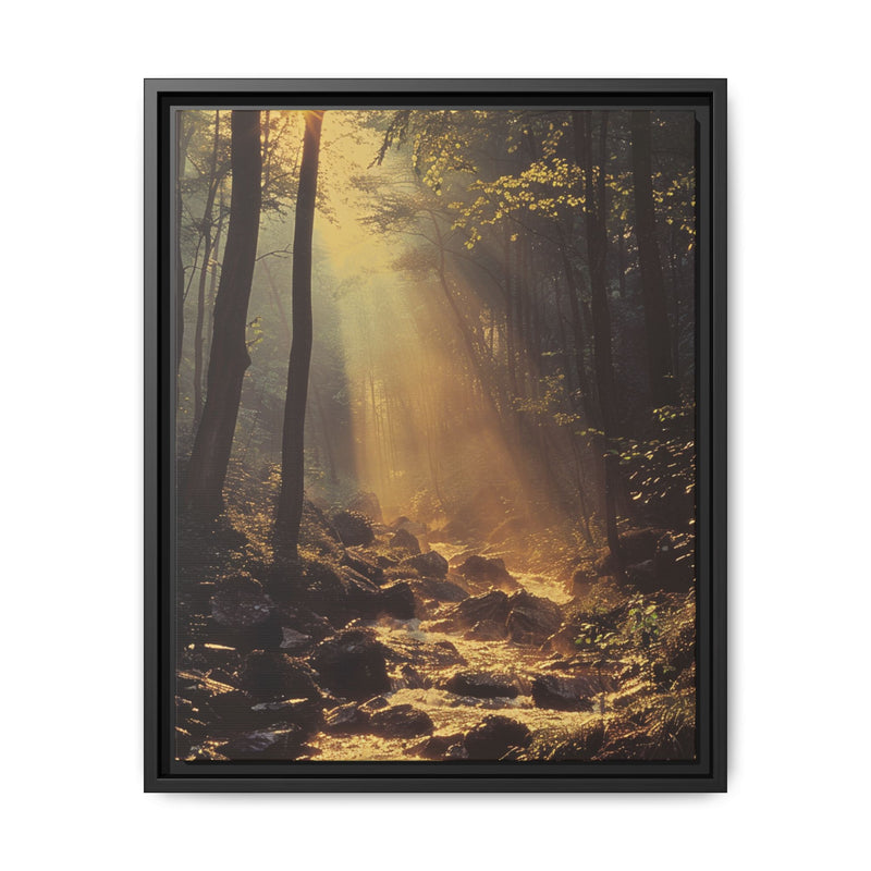 Enchanted Forest Golden Hour - Museum Grade Art Print
