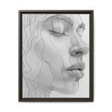 Japandi-Inspired Minimalist One-Line Art Print on Museum Paper