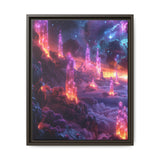 Enigmatic Neon Cosmos: Ethereal Space Nature - 4K Fine Art Print