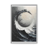 Yin-Yang Harmony - Abstract Impasto Swirl Art Print