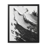 Abstract Swirls Mastery: High-Contrast Black & White Art Print