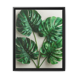 Serene Monstera Elegance - Overhead Leaf Art Print