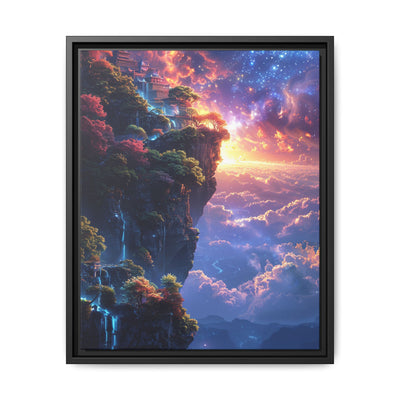 Psychedelic Cosmic Oasis – 4K Nebula Fine Art Print