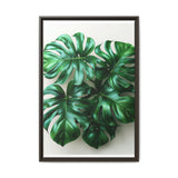 Floating Monstera Dreamscape - Minimalist Botanical Art Print