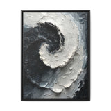 Yin Yang Essence - Modern Abstract Art Impasto Print