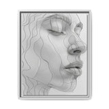 Japandi-Inspired Minimalist One-Line Art Print on Museum Paper