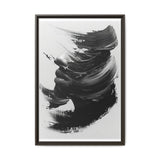 Abstract Swirls – High-Contrast Brush Stroke Art Print