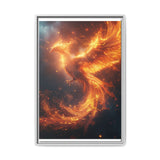 Phoenix Rebirth: Enchanting Night Sky Art Print