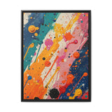 Jackson Pollock Style Dynamic Abstract Splatter Art Print