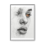 Japandi Minimalist One-Line Art Portrait - Museum Grade Print
